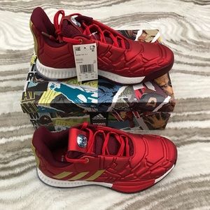 Adidas Marvel Harden Vol. 3 Ironman Red Size 5.5